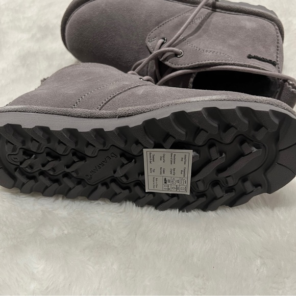 New! Bearpaw Skye grey suede Chelsea boot - Picture 3 of 6